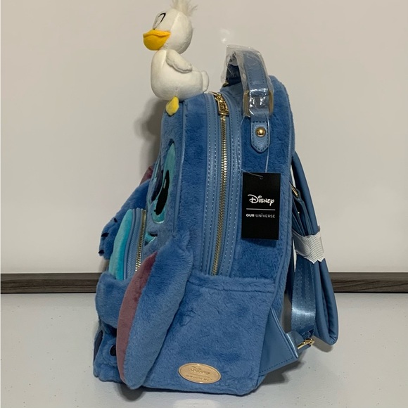 Her Universe Disney Lilo & Stitch Duckling Plush Mini Backpack & Wallet-New - Picture 5 of 16